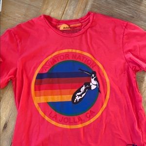 Like New Aviator Nation Red Women’s T Shirt